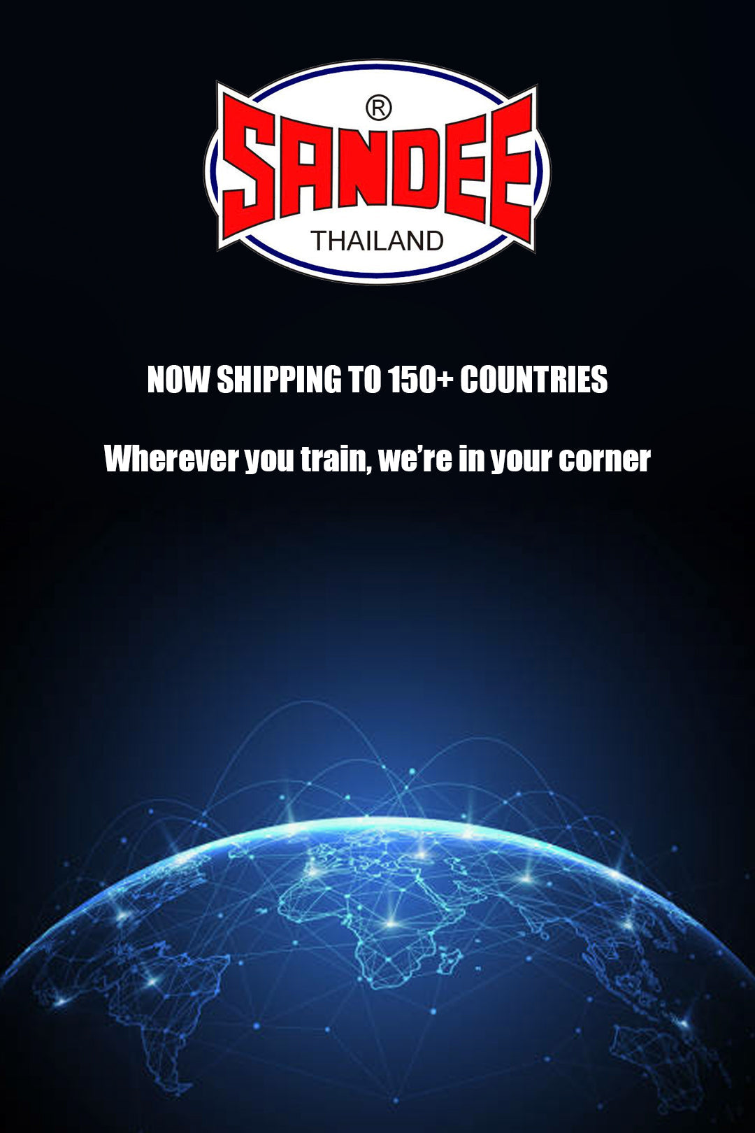 NOW SHIPPING WORLDWIDE: SANDEE DELIVERS TO OVER 150 COUNTRIES!