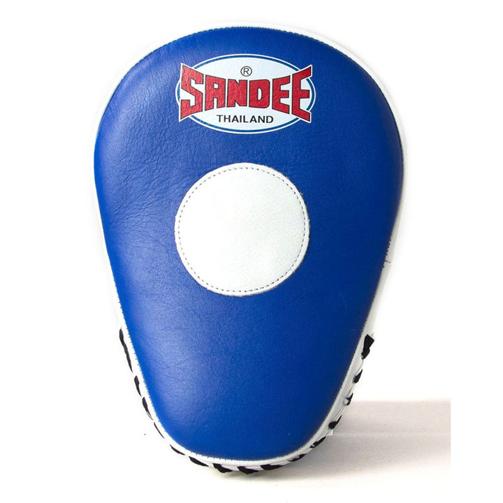 Curved Focus Mitts - Blue & White