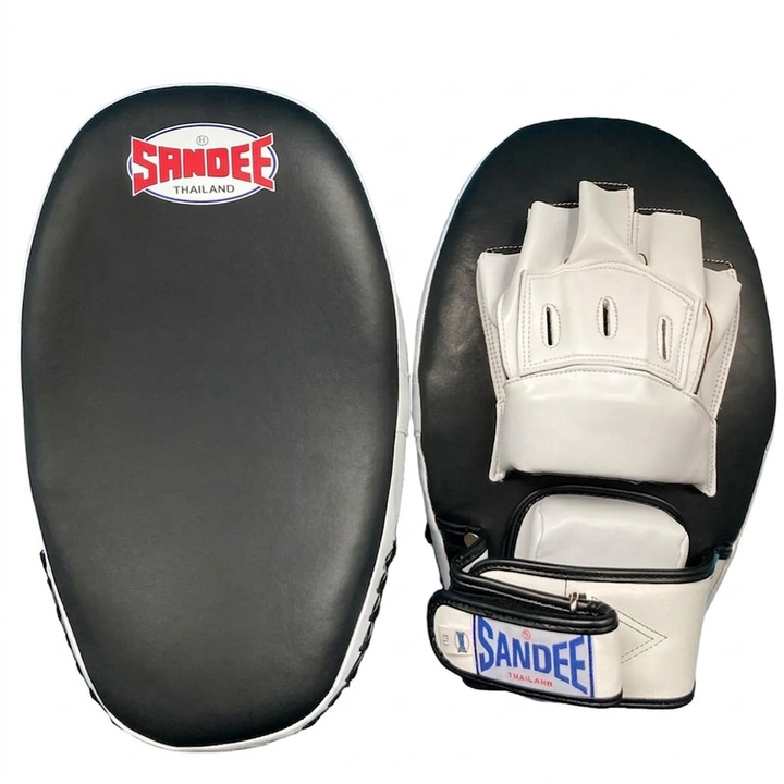 XL Curved Focus Mitts - Black & White