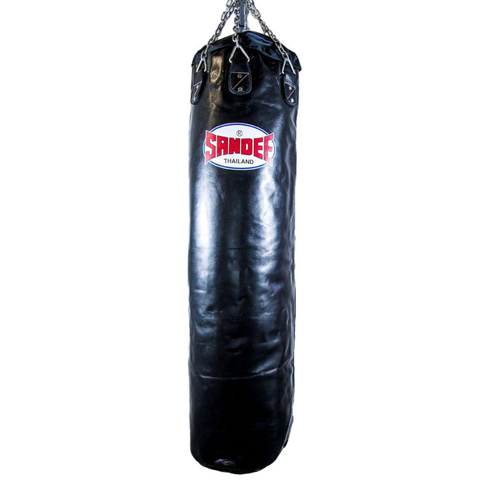 Full Leather Punch Bag - Black