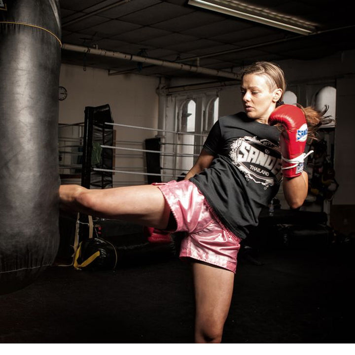 Full Leather Punch Bag - Black