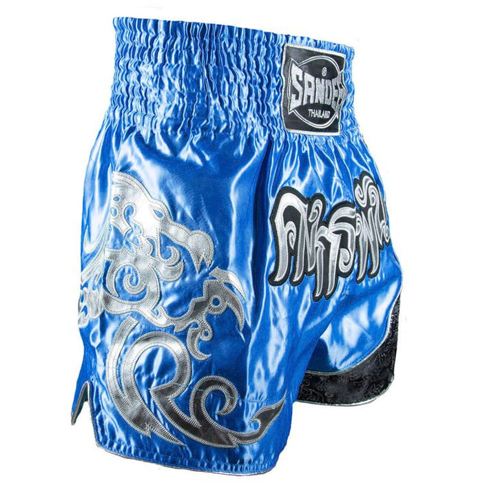 Thai Shorts - Unbreakable - Royal Blue / Silver / Navy