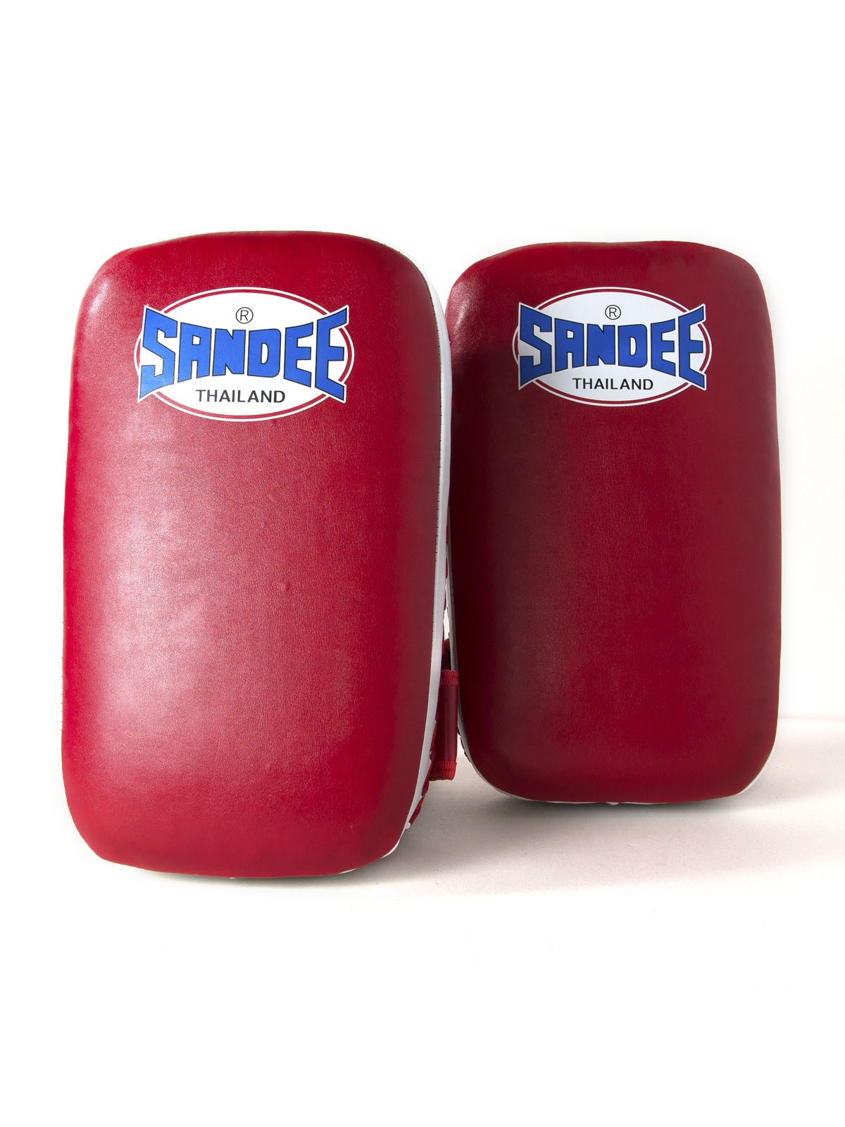 Details about   Sandee Thai Kick Pads Muay Thai Boxing Half Focus Pads Kickboxing Small Red 