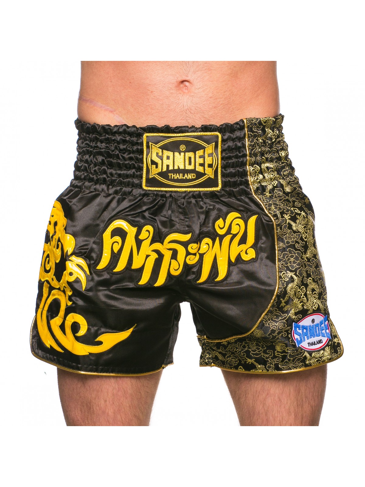 Details about   Sandee Unbreakable Muay Thai Shorts Black Martial Arts Training Trunks 