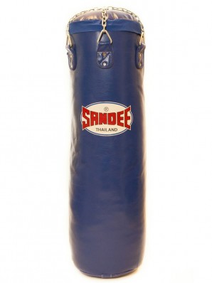 Sandee Blue Full Leather Punch Bag