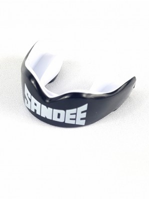 Sandee ADULT Mouthguard - Black/White