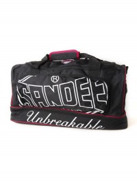 Sandee Medium Heavy-Duty Black & Red Holdall / Gym Bag