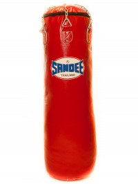Sandee Red Full Leather Punch Bag