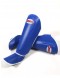 Sandee Authentic Blue & White Leather Boot Shinguards
